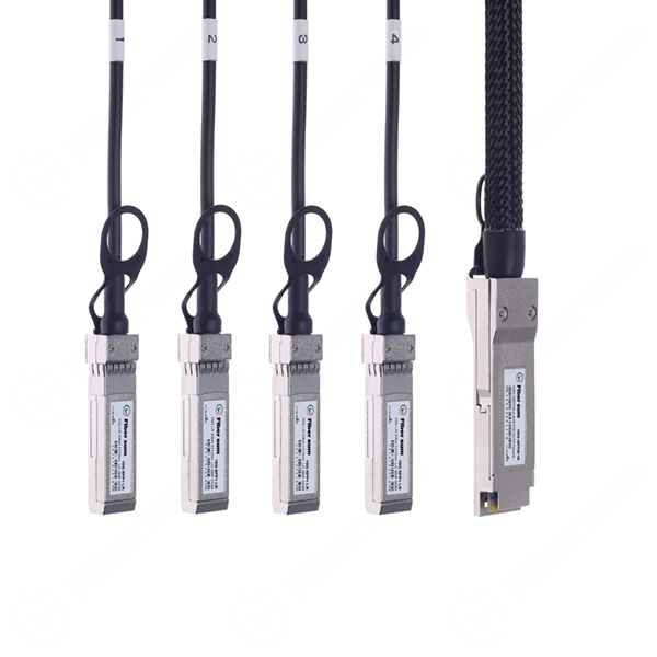 Dell DAC-Q28-4SFP28-25G-1M Compatible 100G-DAC-CU QSFP28 to 4xSFP28 Passive 1M (3.3ft) 30AWG Direct Attach Cables